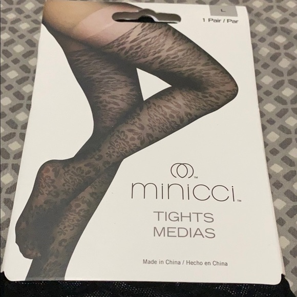 ✨NWT (2) Minicci Tights Medias (designed leggings) - Picture 5 of 6